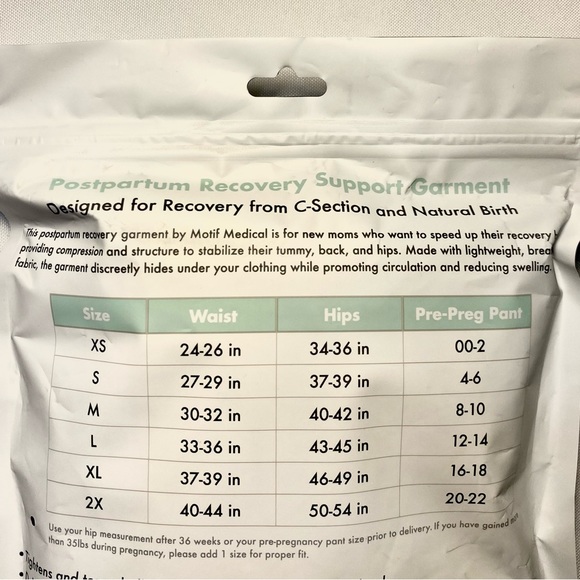 Motif Postpartum recovery garment C-Section & Natural Birth Nude Medium - Picture 6 of 7